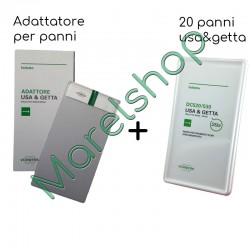 Adattatore + 20 panni usa e getta SP520/530